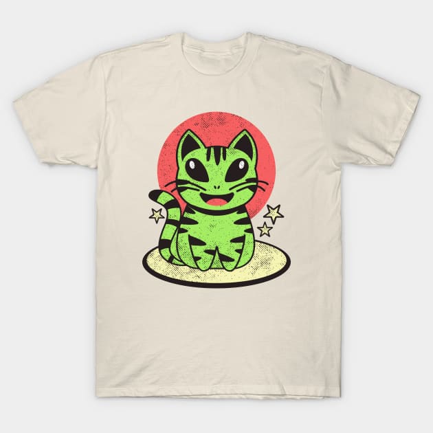 Alien Cat T-Shirt by Etopix